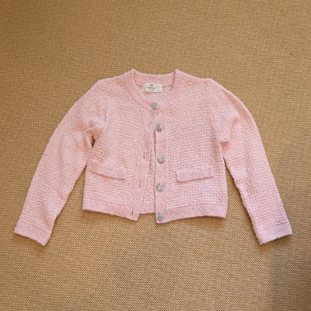H&M Pink Knit Cardigan for Kids